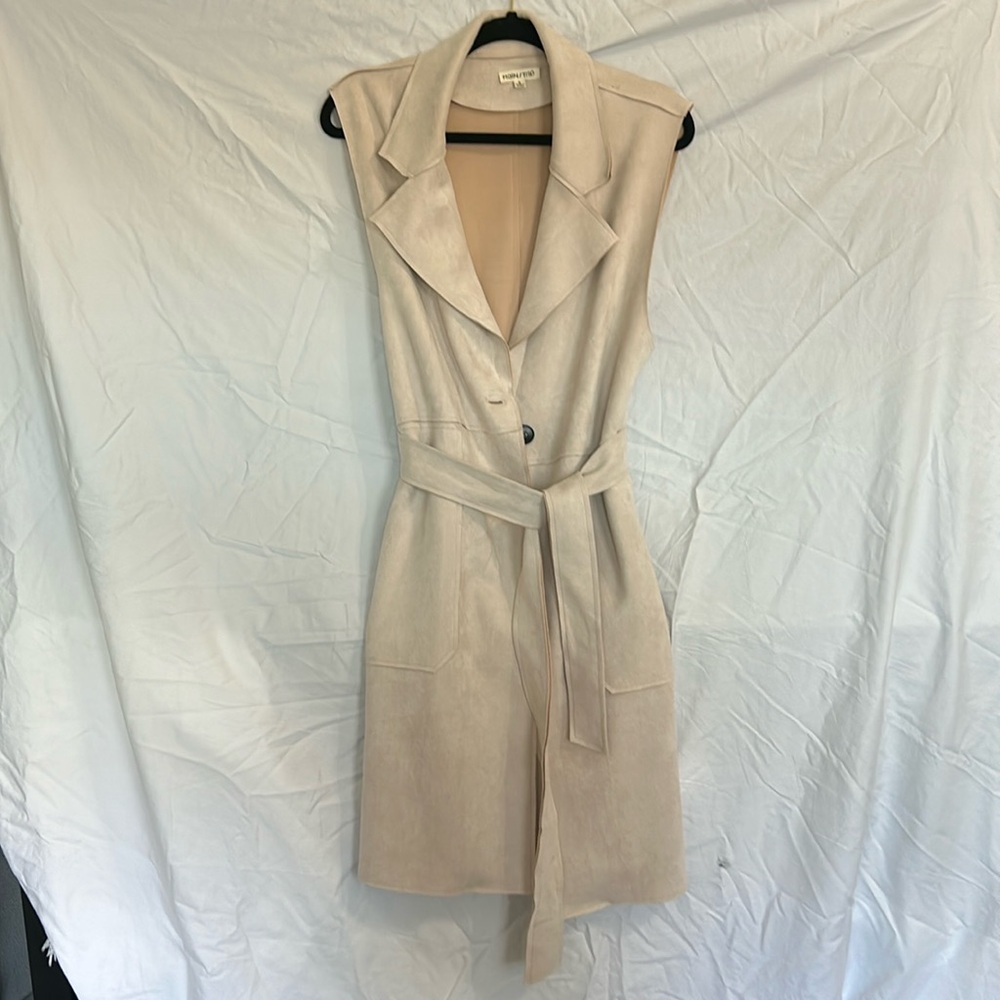Suede like duster